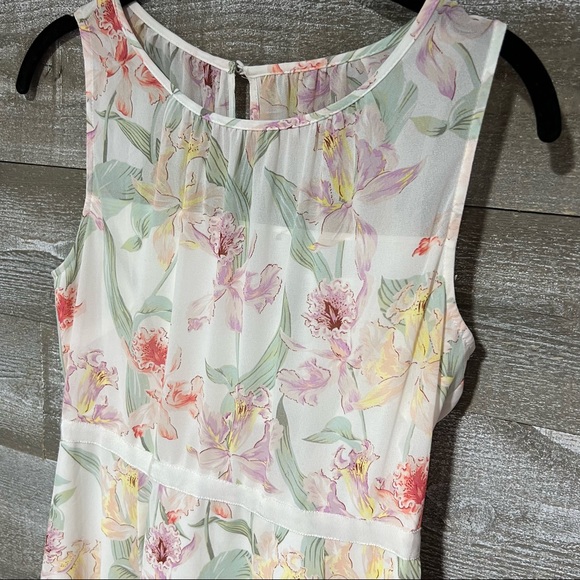 Ann Taylor Factory Floral Dress 0P - Picture 3 of 8